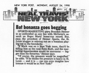 Bat bonanza gets begging