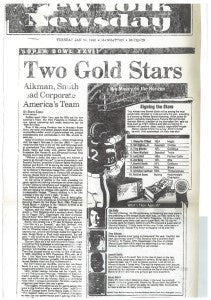 Two Gold Stars: Aikman, Smith Lead Corporate America's Team