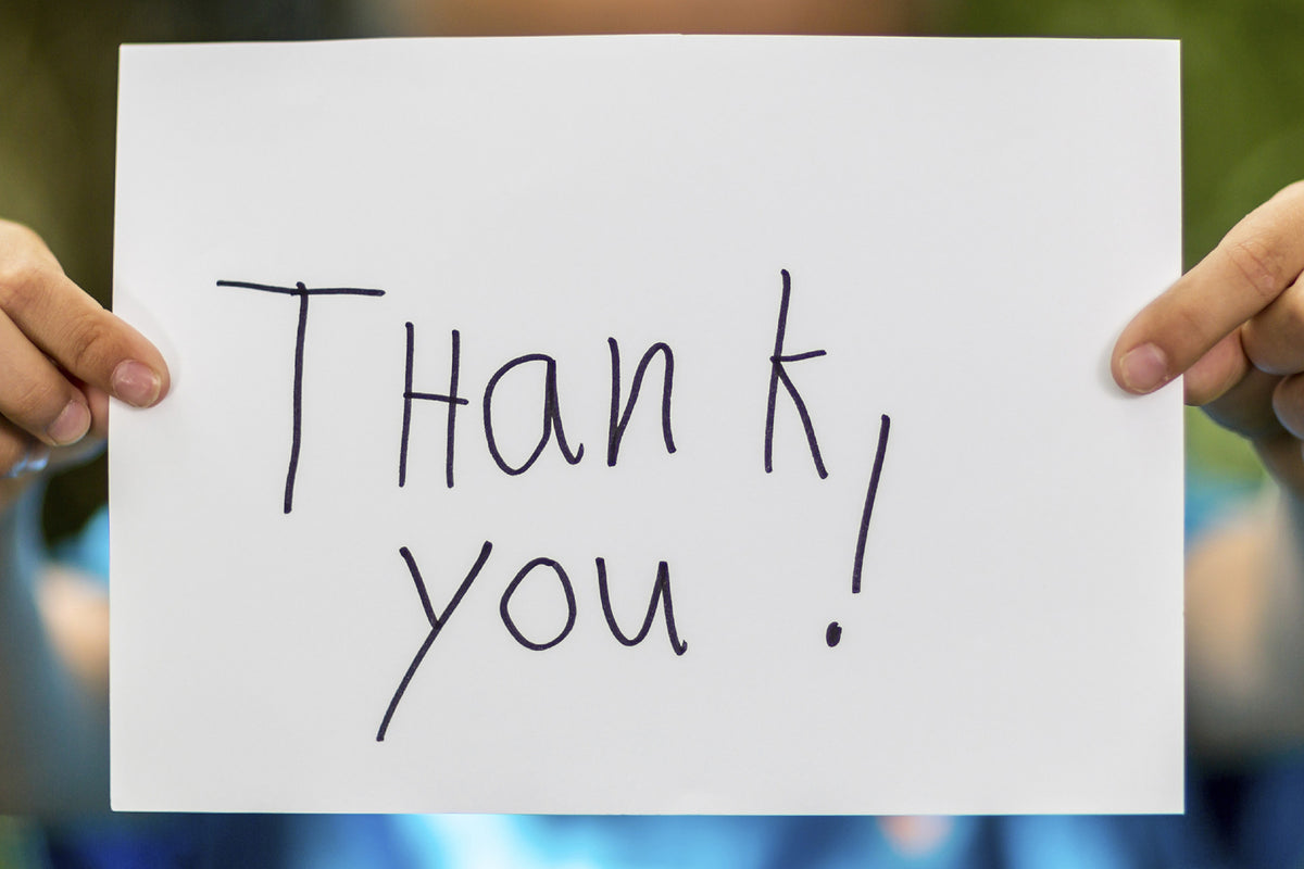 Say Thank You to People That Have Helped You