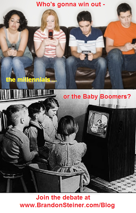 Generation Boomer vs. Gen Text