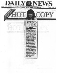 Hot Copy Sound Bites