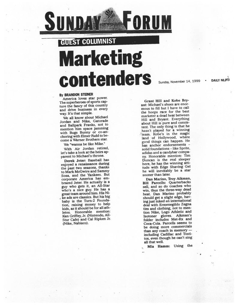 Marketing Contenders