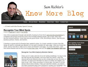 Recognize Your Blind Spots