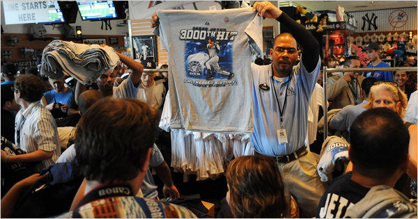 Jeter’s Milestone Hit is Producing a Run On Merchandise