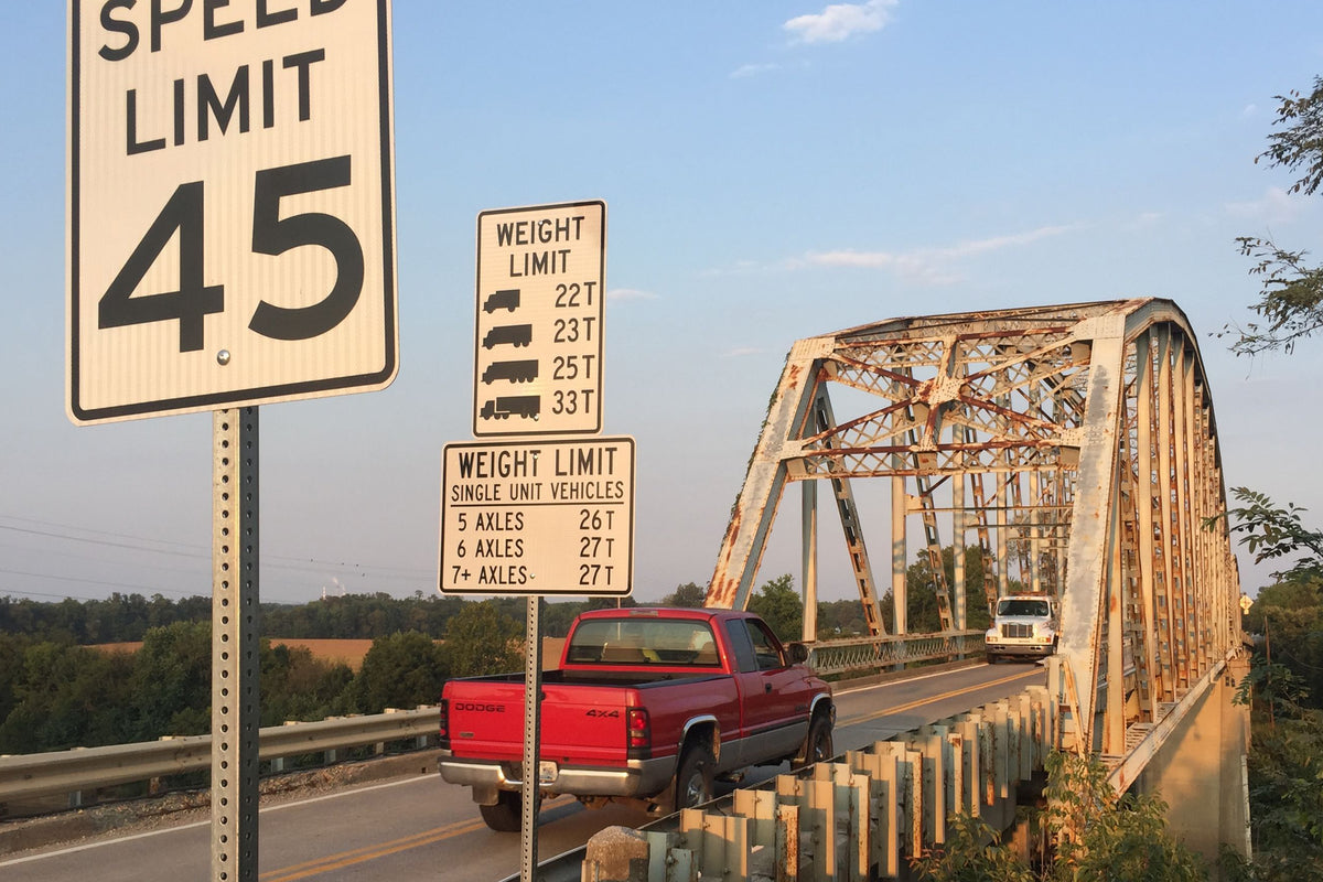 Don't Drive A 9,999 Pound Truck Over A 10,000 Pound Bridge