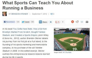 What Sports Can Teach You About Running a Business