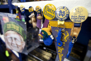 Notre Dame's rise pulls up sales of memorabilia