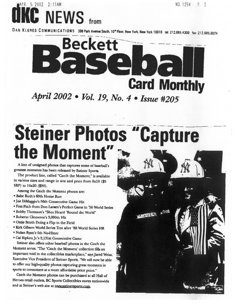 Steiner photos "capture the moment"